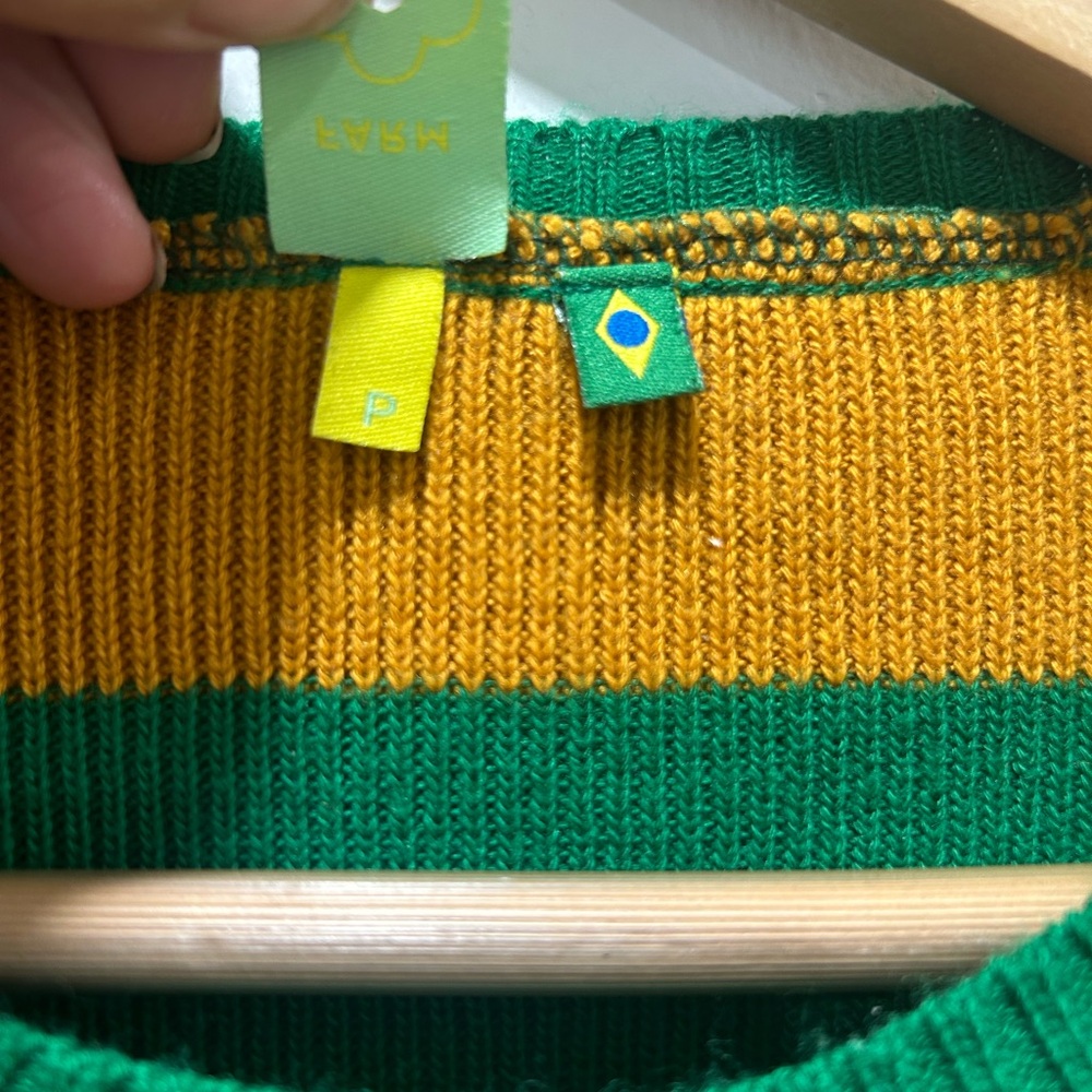 FARM Rio Striped cropped Sweater - Picture 4 of 5